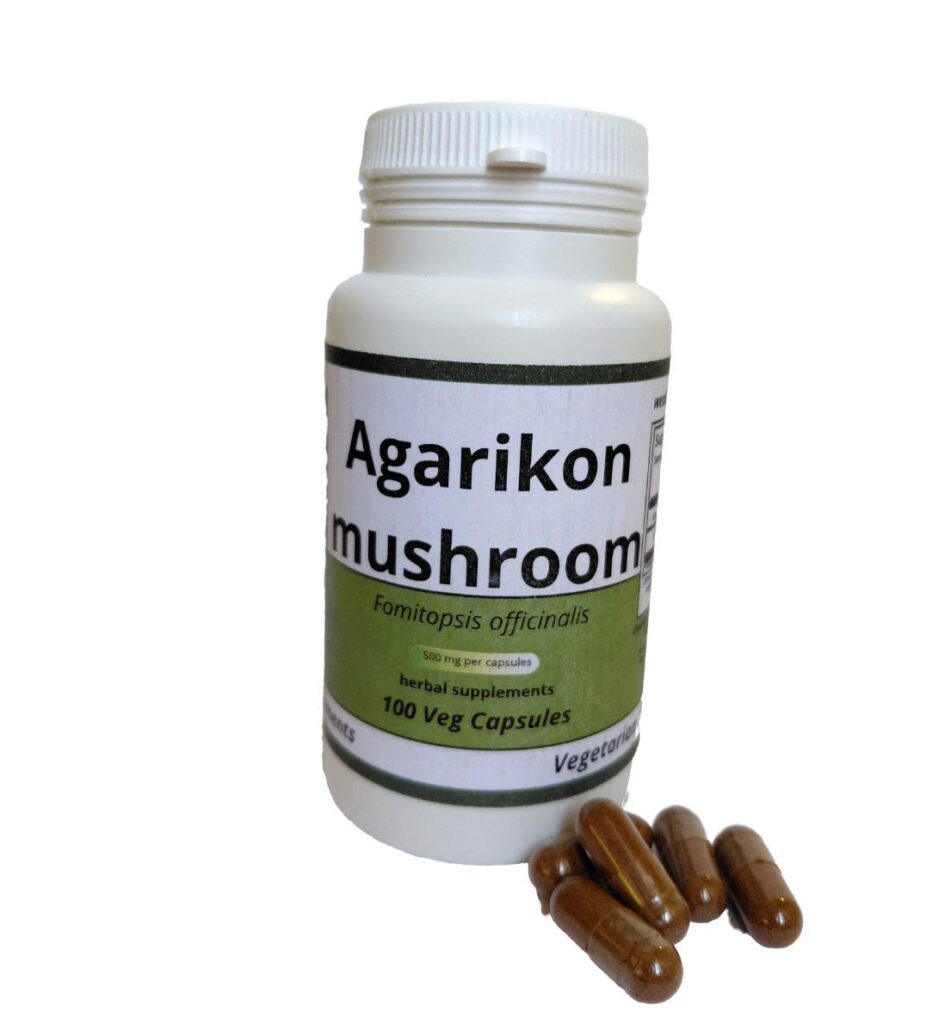 Agarikon Mushroom 500mg capsules / Agarikon Capsules