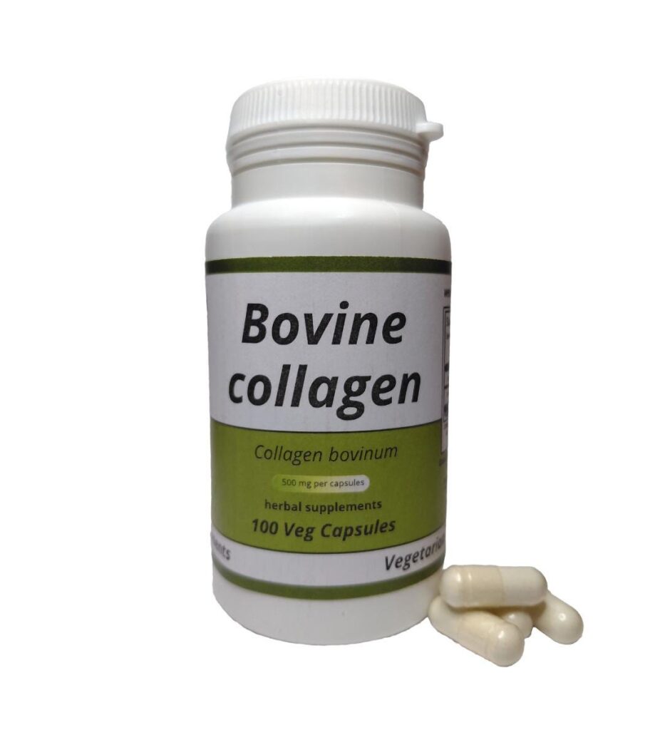 Bovine collagen 500mg vegetarian capsules