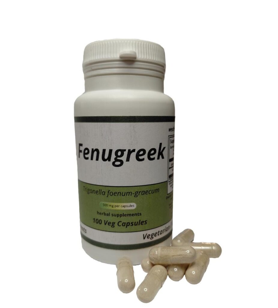 Fenugreek (Trigonella foenum-graecum) 500 mg | Natural Supplements
