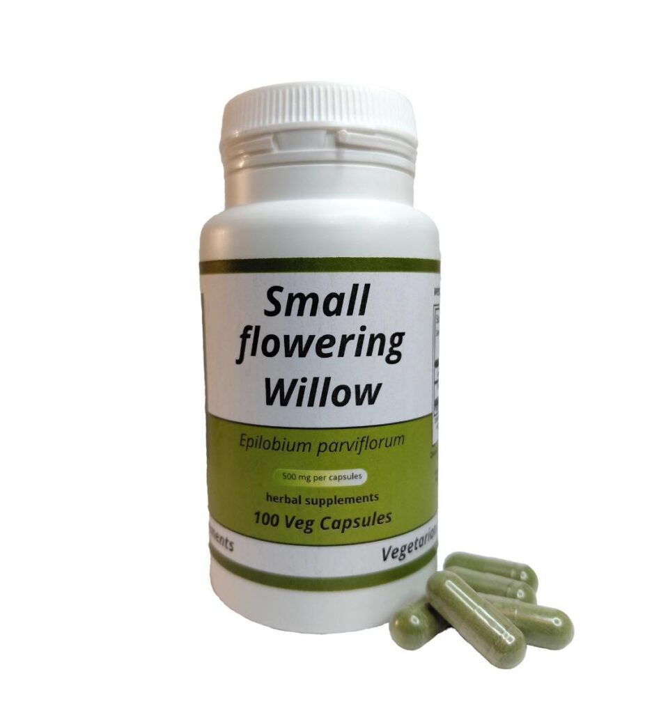 Small flowering Willow (Epilobium parviflorum) 500mg vegetarian capsules