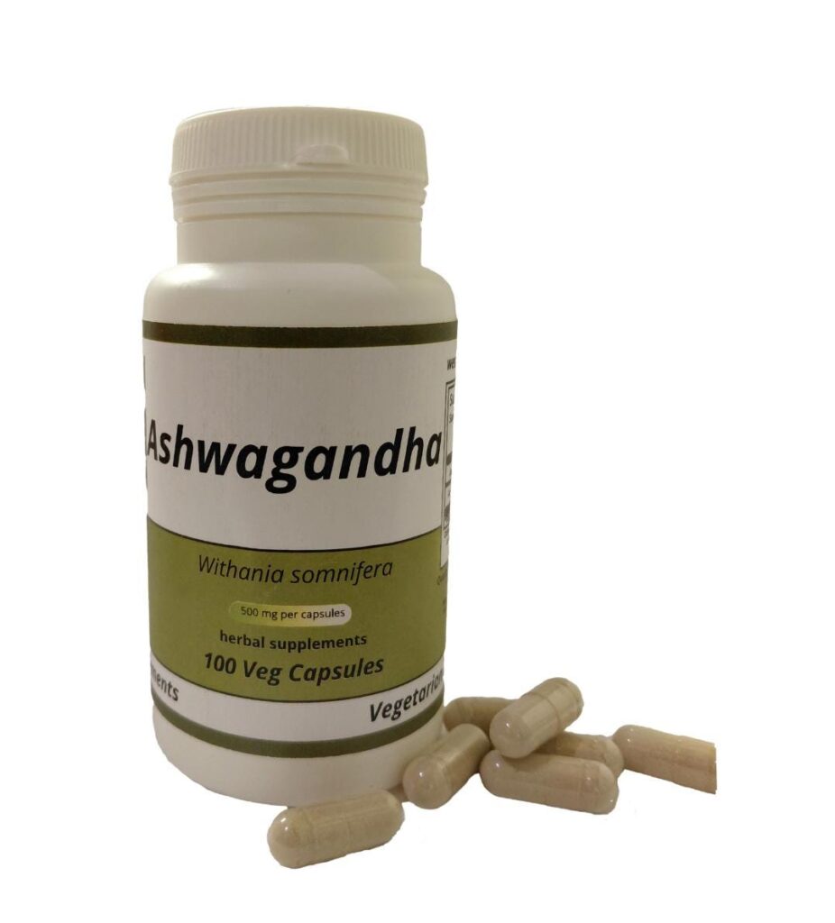 Ashwagandha 500mg vegetarian capsules