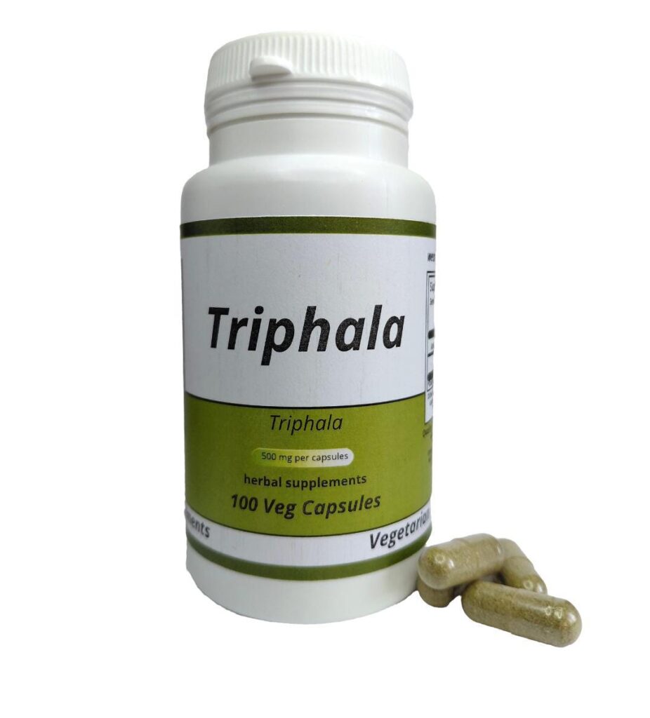 Triphala - 500 mg Vegan Capsules Herbal
